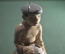Фарфоровая статуэтка "Мальчик на табурете".  Авторская работа Родиона Артамонова.