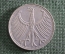 5 марок 1968 года, серебро. Буква J (Гамбург). ФРГ (Германия)