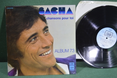 Винил, пластинка Саша Дистель, 1 lp. Sacha Distel, шансон. Альбом № 73. EMI, Pathe Marconi 1973 год.