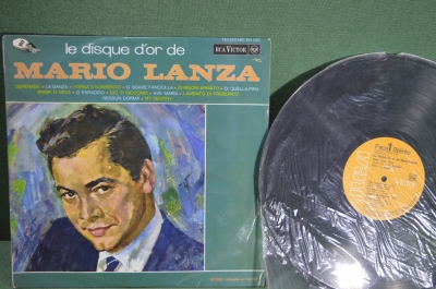 Винил, 1 lp. Марио Ланза. Le disque en or de Mario Lanza. Aria, Париж, Франция.