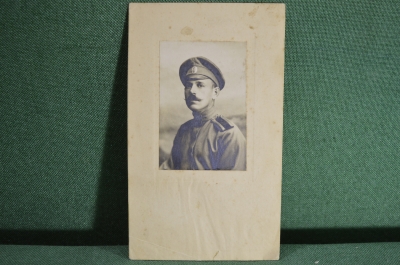 Фотография старинная "Солдат Царской России", Ташкер, 1917 год.