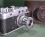 Фотоаппарат «Зоркий-С», с кофром. № 58029408. Объектив Индустар-22. 1958 год, СССР.