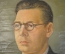 Портрет неизвестного советского чиновника. Холст, масло. СССР