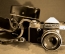 Фотоаппарат с кофром, Practica Super TL, Объектив TESSAR 2,8/50 Carl Zeiss Jena № 9266605. Германия.