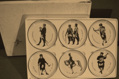 Серия тарелок "Представители профессий, в парадной одежде", Furstenberg porcelain, Германия