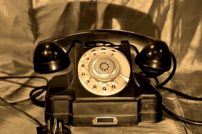 Телефон дисковый. СССР. 1957 г.
