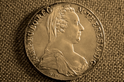 1 Талер Австрия, Мария Терезия, 1780 год. Рестрайк, серебро