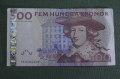 Бона банкнота 500 крон года. Швеция. 