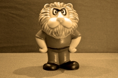 Игрушка лев из мультфильма "Ну, Погоди!", резина, СССР