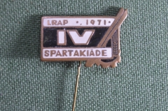 Знак, значок, фрачник "LRAP IV Spartakiade 1961". 