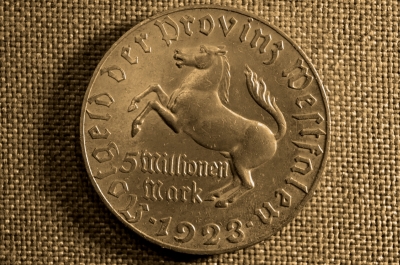 5000000 (Пять миллионов) марок, Германия (провинция Вестфалия), 1923 г.#1