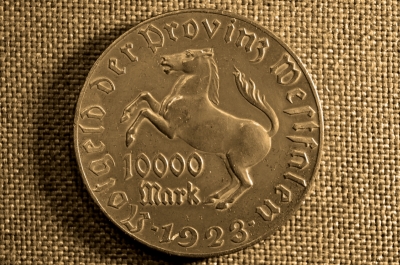 10 000 марок, Германия (провинция Вестфалия), 1923 г. #1