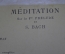 Ноты старинные "Медитации для пианино". Бах. Франция. До 1917 года.