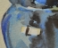 Картина "Сирень, букет сирени". Бумага, акварель. Автор - Шавлов Анатолий Федотович, 1992 г.