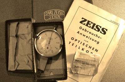 Оптическая головка микрометра, Carl Zeiss Jena, Германия, 20 век