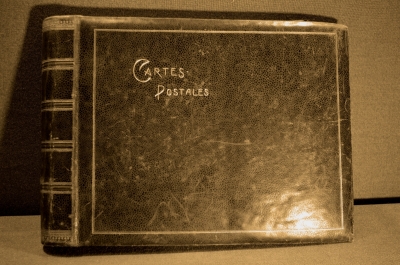 Старинный фотоальбом "Cartes Postales" конец 19 века