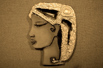 Декоративное панно ручной работы из камня, Египет, 1980-е годы