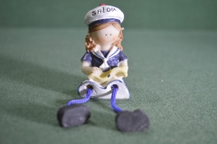 Статуэтка фигурка "Девочка моряк". Композитный материал. Салоу. Испания.