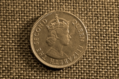 50 центов, Британская Восточная Африка, Елизавета II, 1956 год