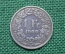1 франк, серебро, Швейцария, 1909 год