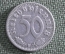 Монета 50 пфеннигов, пфеннингов 1940 года. Буква G. Рейх, Германия. Deutsches Reich. 