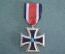 Награда, Железный крест второго класса образца 1939 года, с лентой. ЖК 2 класс, 3 -й Рейх, Германия.