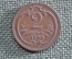 Монета 2 геллера 1909 года, Австрия. 
