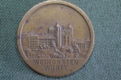 Медаль настольная "Машиностроительная фабрика Вейнгартен. Maschinenfabrik Weingarten A-G Wurtt".