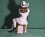 Фарфоровая статуэтка "Дама на стуле". Авторская работа Родиона Артамонова.