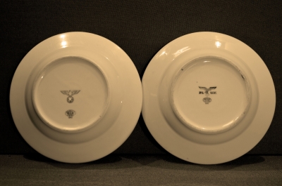 Две тарелки Bauscher Weiden, 1940-1941гг. Третий рейх. Люфтваффе и Вермахт.
