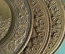 Серия медных чеканок в форме тарелок "Корабли" (3 шт) Англия. 1960-1970 гг.