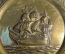 Серия медных чеканок в форме тарелок "Корабли" (3 шт) Англия. 1960-1970 гг.