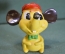 Игрушка резиновая "Мышь Микки Маус". Резина. Югославия. 1970е.