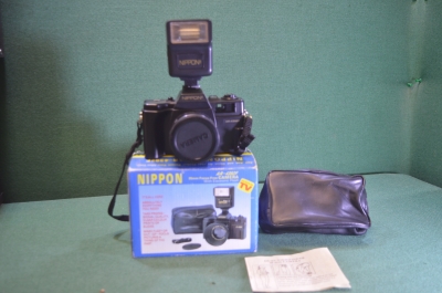 Фотоаппарат пленочный NIPPON AR-4392F. Полный комплект в коробке. Винтаж.