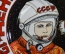 Фарфоровая тарелка "День космонавтики. 12 апреля 1961 года". Авторская работа, Андрей Галавтин.