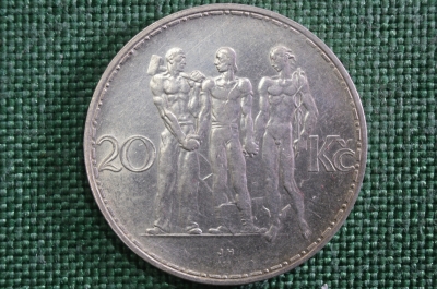 20 крон. Серебро. Чехословакия. 1933 год