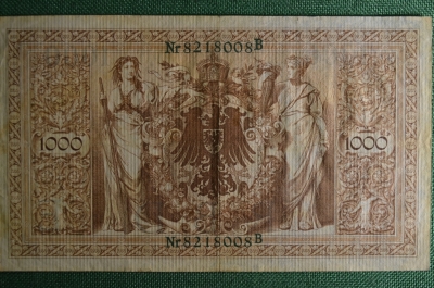 Рейхсбанкнота 1000 марок, 1910 год. Германия