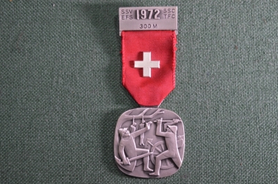 Стрелковая медаль, посвященная Битве при Грансоне 1476 года, Швейцария, 1972г.