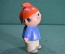 Игрушка "Мальчик в красном колпачке", резина, Германия