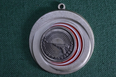 Стрелковая медаль "Пистолет". Австрия, тяжелый металл. 1970-е годы