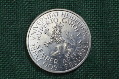 5 марок 1986 Германия, ФРГ, "600 лет Университету"