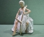 Фарфоровая статуэтка "Девушка с виолончелью". Германия. Мануфактура Wagner & Apel 