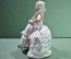 Фарфоровая статуэтка "Девушка с виолончелью". Германия. Мануфактура Wagner & Apel 