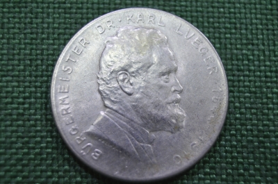 2 шиллинга 1935, "25 лет со дня смерти Карла Люгера", Австрия, серебро