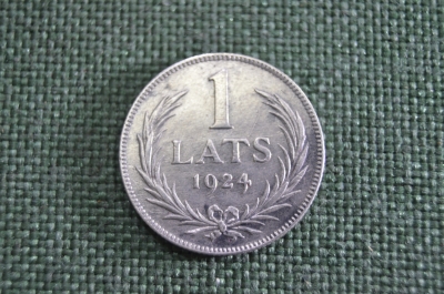 1 Лат 1924, Латвия, серебро