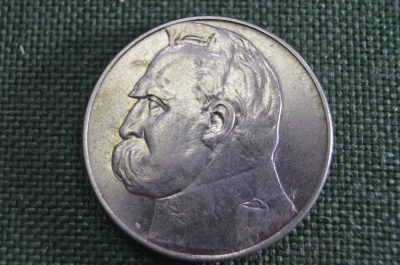 10 злотых 1935 Юзев Пилсудский, Польша, серебро