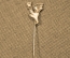 Знак, значок детский  "Петух", латунь, горячая эмаль. Европа. 1950-е годы.