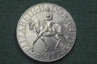 25 пенсов Великобритания "Cеребряный юбилей" 1977