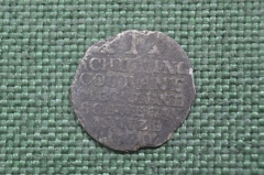 Монета 1 шиллинг 1789 Германия, Мекленбург-Шверин, FF, серебро