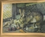 Советский плакат "Кролики", Наглядное пособие для детских садов. Издательство "Просвещение" 1977 г.